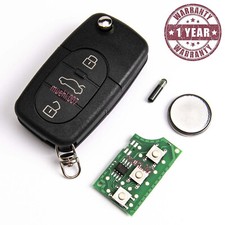 KLAPPSCHLÜSSEL FÜR AUDI AUDI A3 A4 A6 A8 RS4 TT 433,9 MHz ID48 3T 4D0837231A