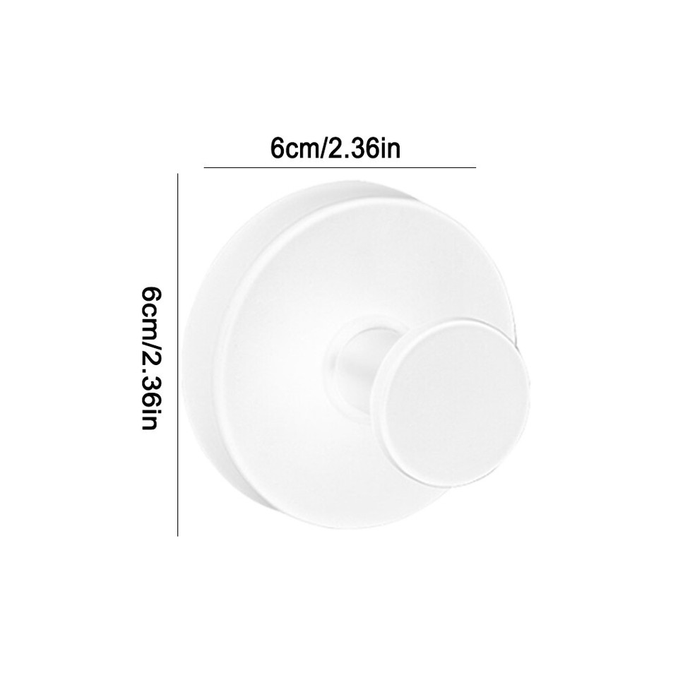 B Suction Cup Hook Punch Free Wall Towels Hanger Bathroom Accessories