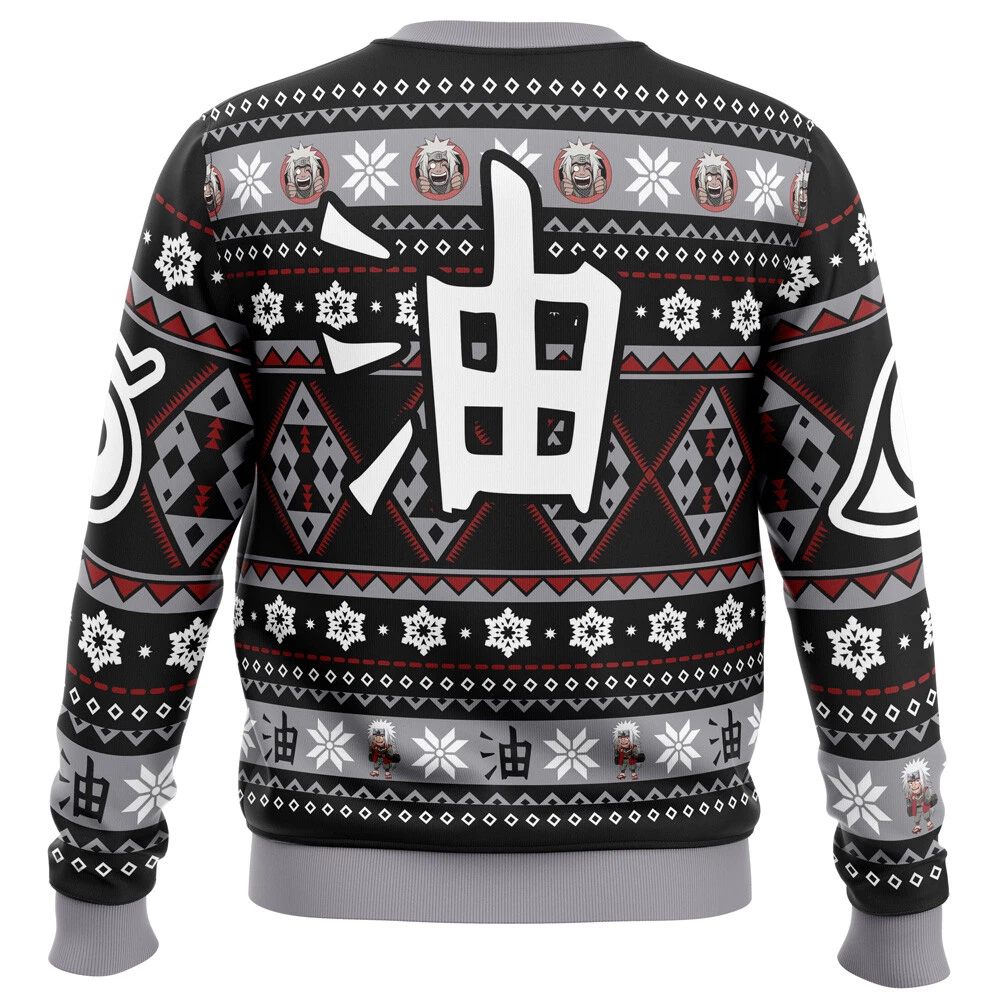 Christmas Jiraiya Narutoo Ugly Christmas Sweater