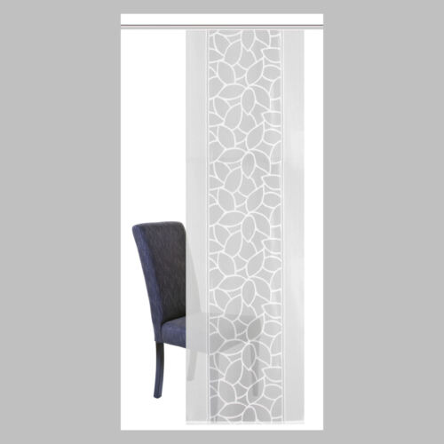 BLÄTTER Flächenvorhang Schiebegardine Schiebevorhang transparent Jacquard - Bild 9 von 9