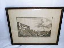 PIETER VAN DER BERGE "PALAIS ROYAL DE TOLEDO" INCISIONE ANTICA