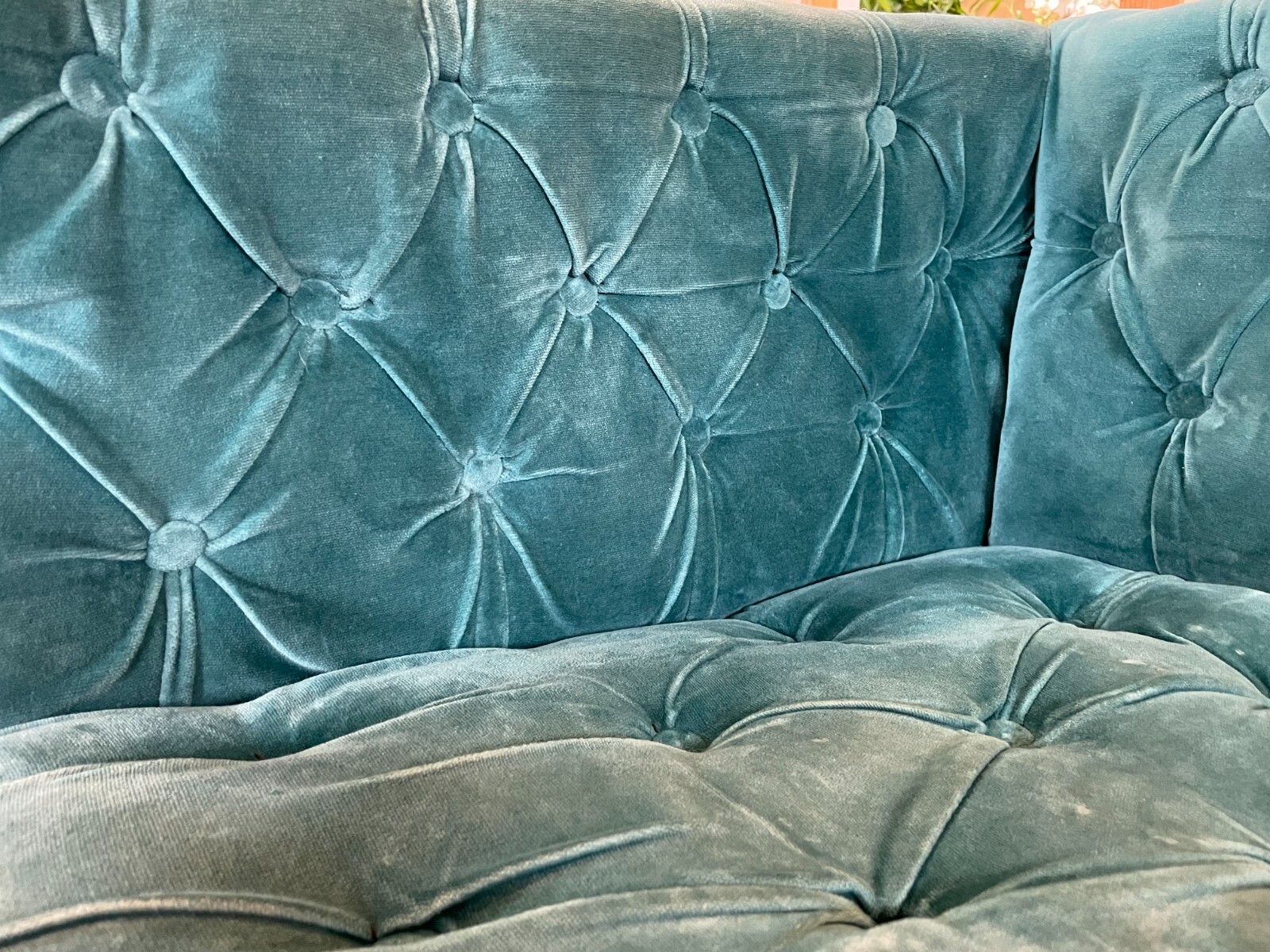 Graham and Green Dax Velvet buttoned sofa eBay