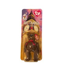 TY Beanie Baby Britannia The Bear McDonald's RARE WITH 2 TAG ERRORS