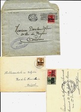 3 x DEUTSCHES REICH  courriers ( chaussures Elite BXL, .. )  - DR10