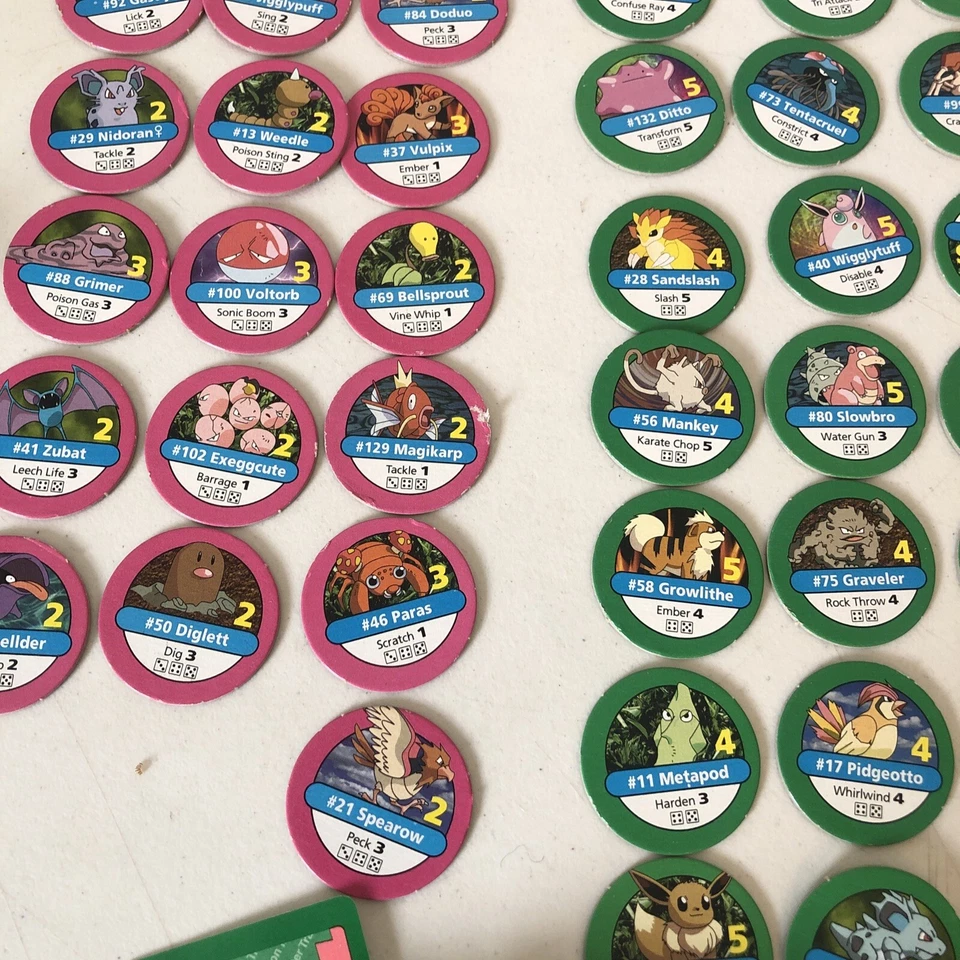 Настольная игра Pokemon Master Trainer 1999 запасные части на выбор - Изображение 3 из 4