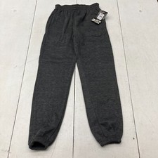 Quad Seven Charcoal Gray Fleece Joggers Girls Size 16/18 NEW