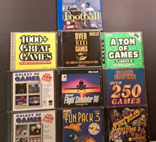 Vintage CD game lot for older PC's - Lot of 10