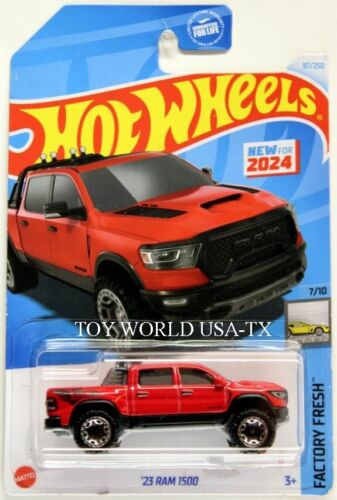 2024 Hot Wheels #97 Factory Fresh '23 RAM 1500 Red - Picture 1 of 1