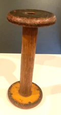 VTG 11.5” tall Industrial Textile Bobbin Spool Sewing Notion