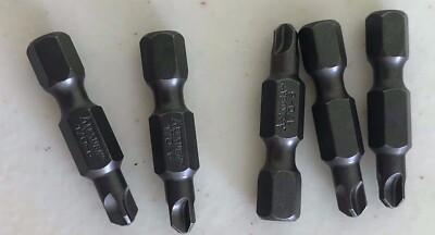 Lot of 5 - APEX 170-6 Power Bit SAE 1/4'' Hex Power Drive #6 T-Set 99-0609-3-1535
