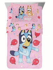 Bluey "Balloon Party" Kids Throw  Twin Sheets-W53109336582, W53109336572
