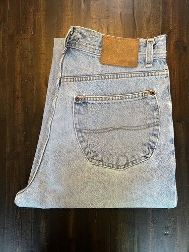 VINTAGE Structure 32x30 Blue Outdoor Jeans Retro 90s Relax Fit Tapered Leg - Picture 2 of 21