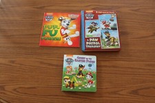 3 Paw Patrol Picture Board Books Lot 5 Stories Easter Treasury Pup-Fu Tales
