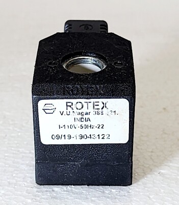ROTEX Solenoid Valve Coil I-110V-50 Hz-22 Coil 09/19-19043122
