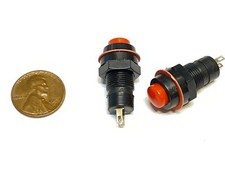 2 Pieces RED normally open NO Push Button Momentary OFF ON Switch 10mm C39