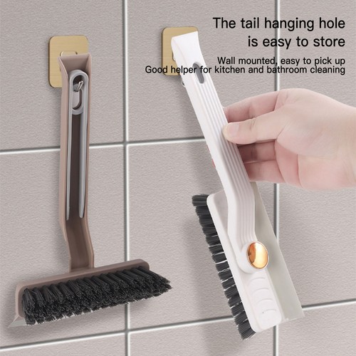 Rotating Multi-function Crevice Cleaning Brush Stiff Bristle Tile Floor Brush AU - Picture 5 of 15