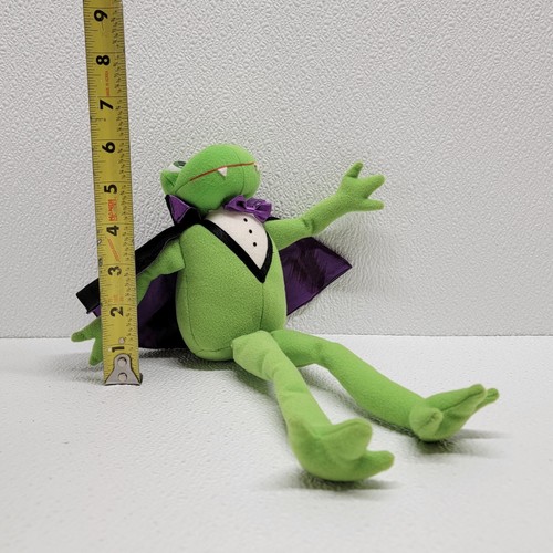 Vintage Russ Berrie Count Croaker Vampire Frog Plush Halloween Cute - Picture 16 of 18