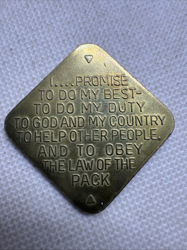 Vintage BSA 1980 Square Coin Cub Scouts 50th Anniversary - Picture 2 of 2