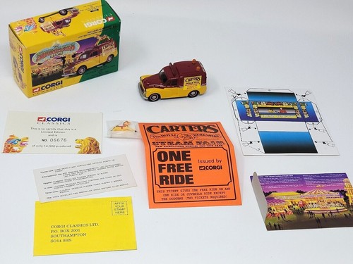 CORGI SHOWMAN'S RANGE MORRIS 1000 PUBLICITY VAN CARTER'S STEAM FAIR # 06601 - Picture 2 of 6