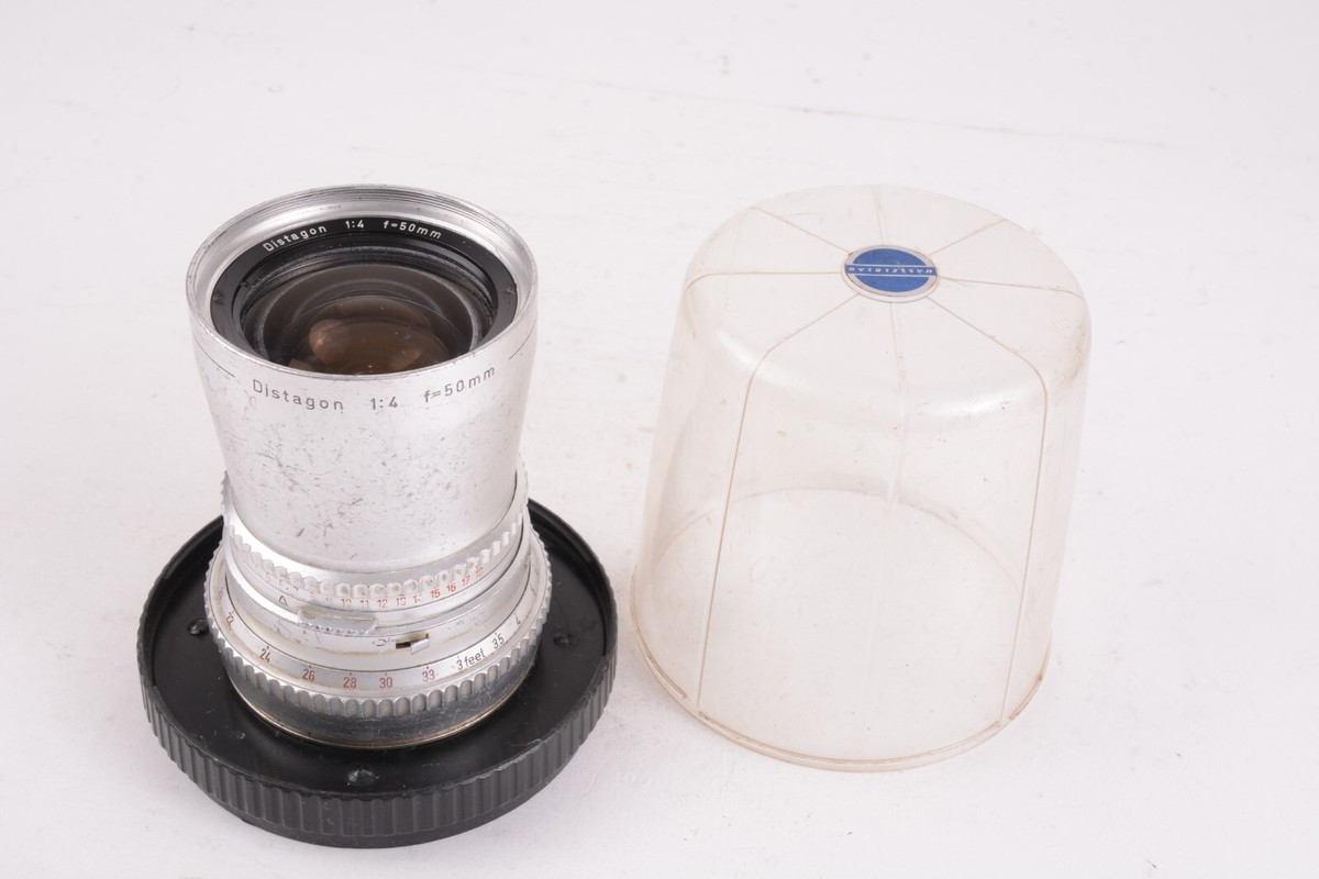 Hasselblad 50mm f4 Carl Zeiss Distagon Lens Chrome [READ Hasselblad 50mm f4 Carl Zeiss Distagon Lens Chrome [READ