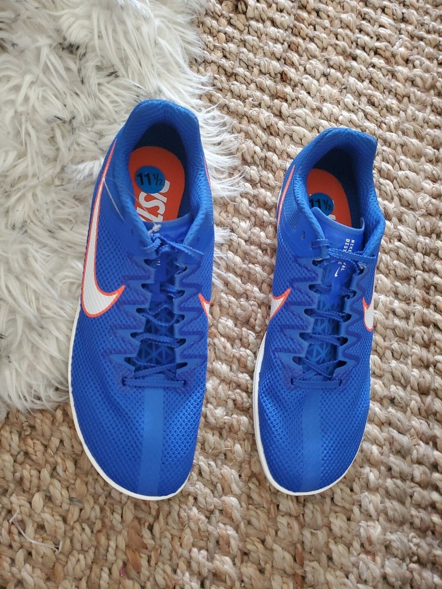 Nike Zoom Rival Distance Track Shoes Racer Blue Orange  display picture 2
