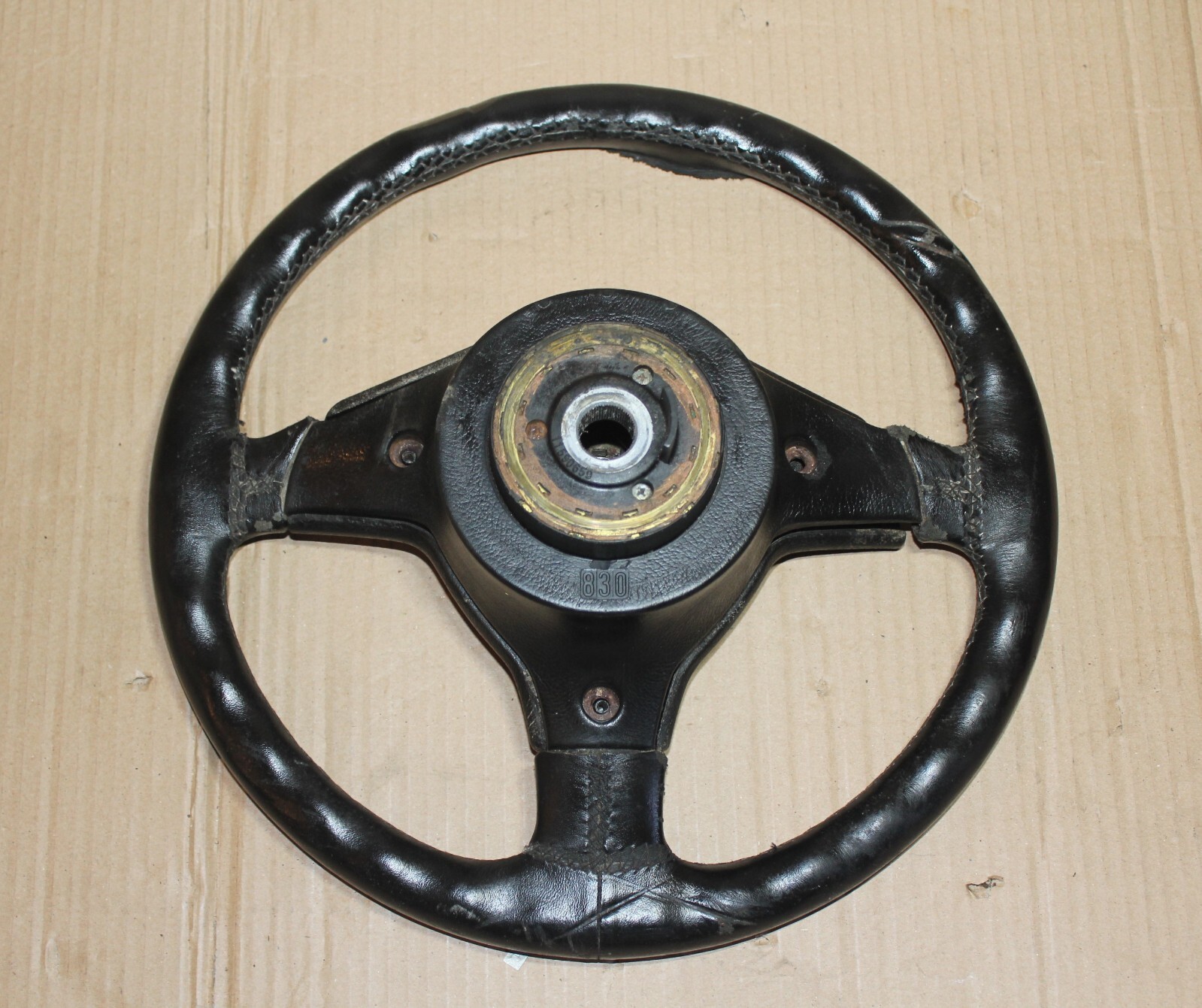 GENUINE ORIGINAL BMW E36 E34 E31 E32 LEATHER SPORTS STEERING WHEEL 