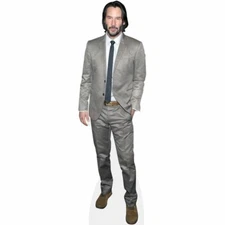 Keanu Reeves (Grey Suit) Mini Size Cutout