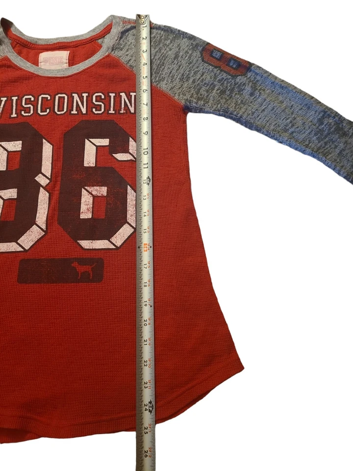 Pink Women's Medium University Of Wisconsin Badgers Madison Thermal  - Image 3 of 4