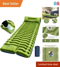 Self-Inflating Camping Mat with Pillow - Simplified Setup for Outdoor Comfort