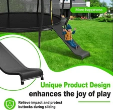 Trampoline Slide, 10ft 12ft 14ft 15ft 16ft Trampoline Universal Outdoor Slide