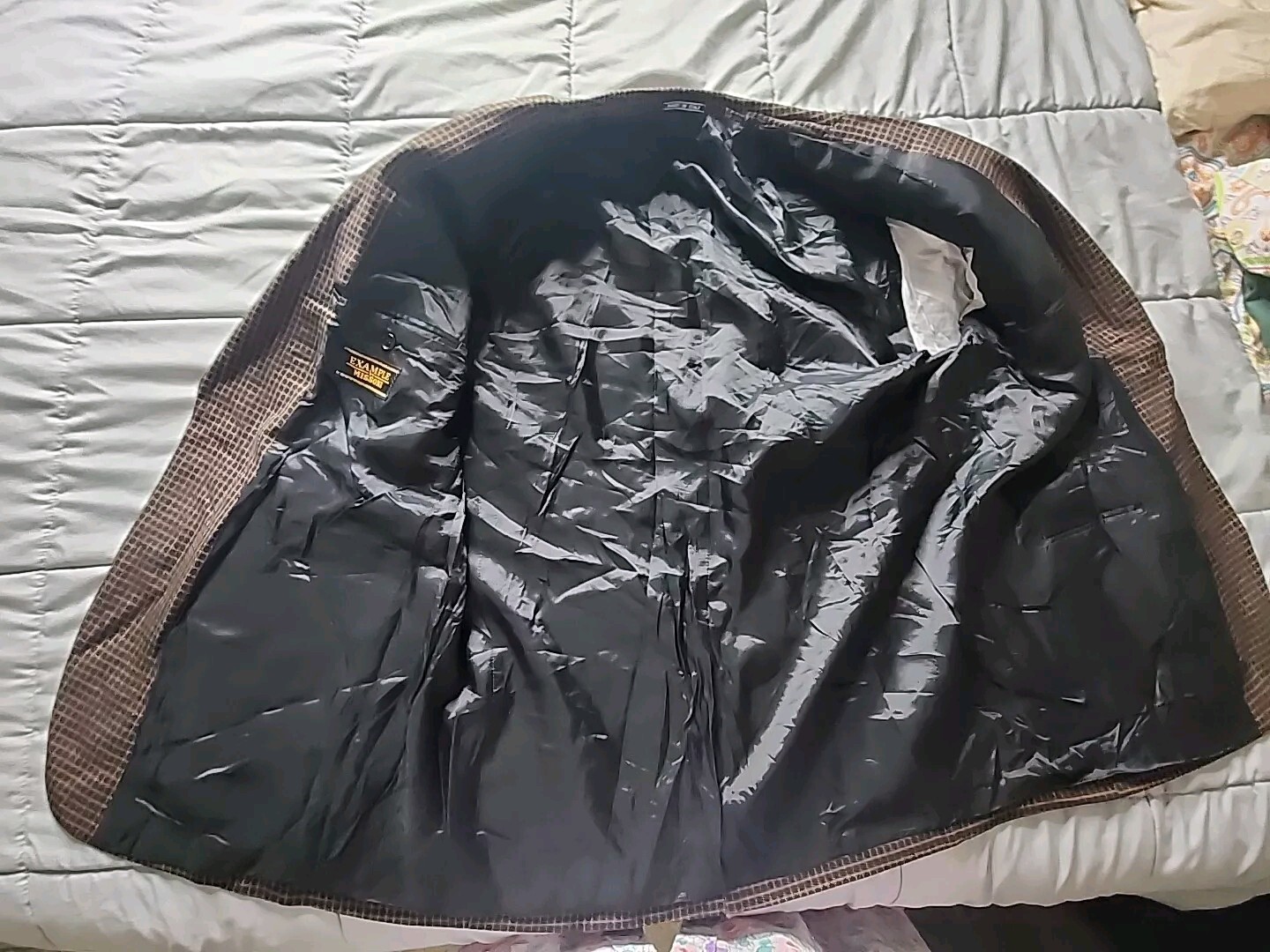 Example Missoni  Men's Two Button Brown Checkered… - image 6