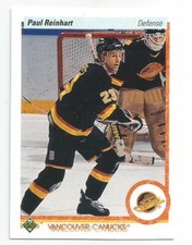 PAUL REINHART 1990-91 UPPER DECK CARD NM-MT CONDITION