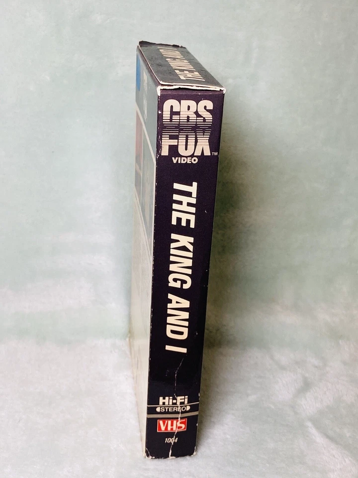 The King And I (VHS, 1984), Yul Brynner, Deborah Kerr - Vintage Video Store Copy Foto 3 de 4
