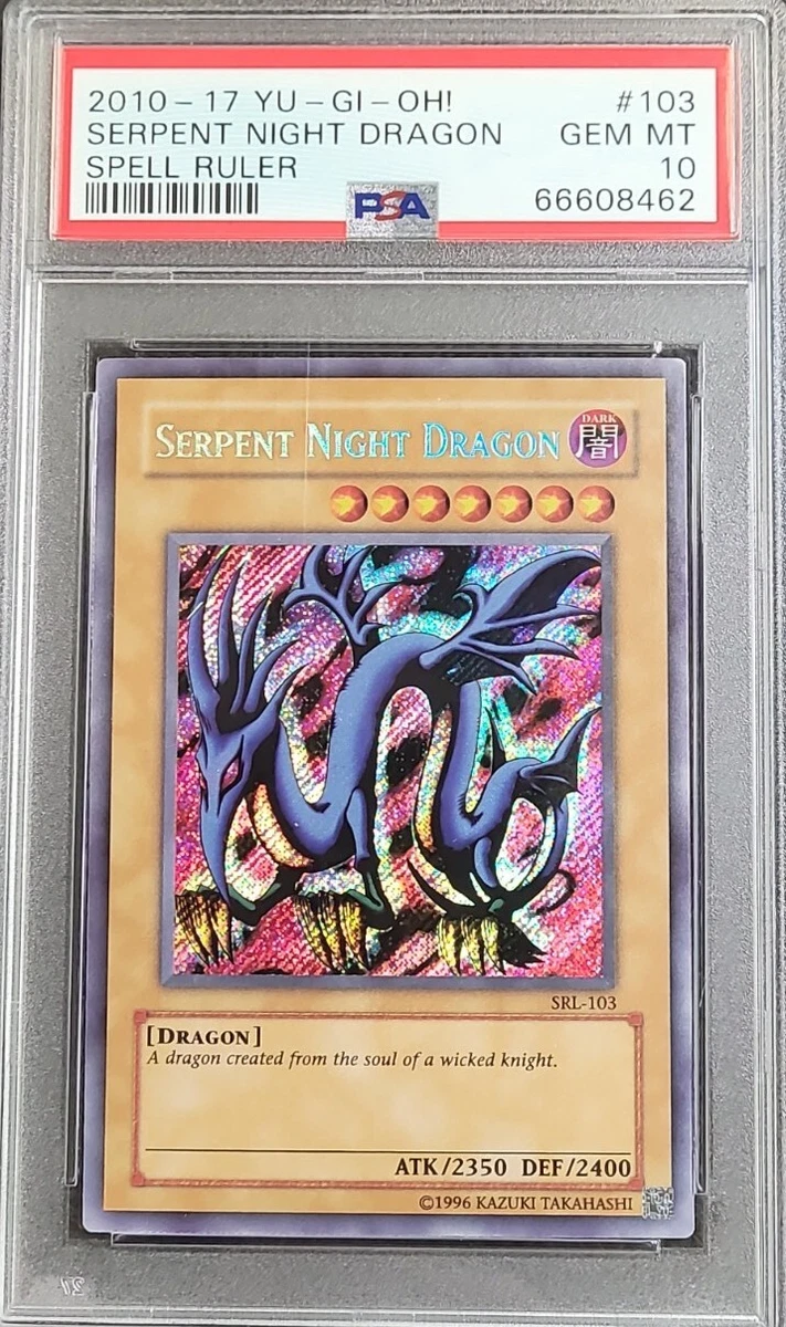 Yugioh Serpent Night Dragon SRL-103 PSA 10 - 2010-17