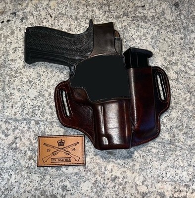 Custom Smith And Wesson 5906 Leather Sidecar Holster Leather Holster