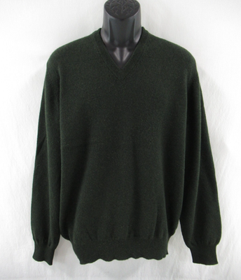 Brooks Brothers 3-Ply 100% Cashmere Sweater Made In Scotland Size