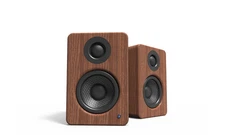 Kanto YU2 Powered Desktop Computer Speakers with USB DAC - Pair (Walnut)