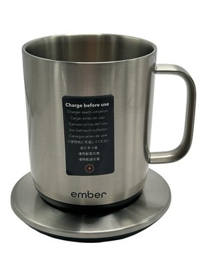 Ember Smart Mug² 10 oz Stainless Steel Silver