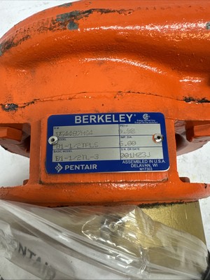 Berkeley Process B1-1/2TPLS Close-Coupled Centrifugal Pump FNIP