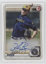 2020 Bowman Prospects Zack Brown #PA-ZB Auto 0hf5