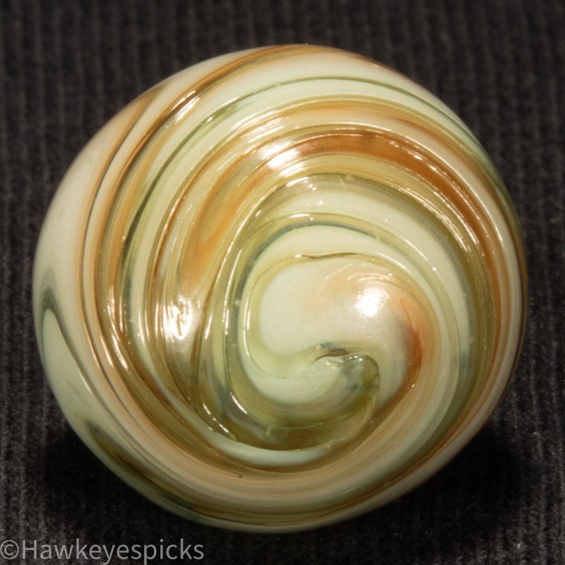 D.A.S./JABO RAMSHEAD Swirl Marble 23/32 Mint-asmd Hawkeyespicks sg