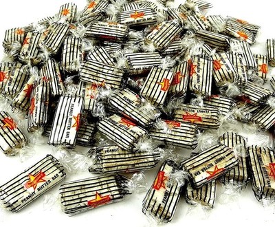 Bayside Candy Peanut Butter Candy Bars, Crunchy Dry Roasted Peanuts Candy