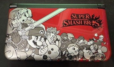 Nintendo 3DS XL Limited Edition Red Super Smash Bros