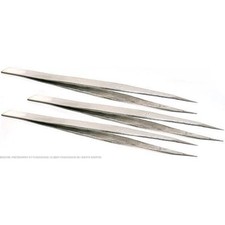 3 Steel RR Tweezers Jewelers Watchmakers Metalworking Soldering Jewelry Repair
