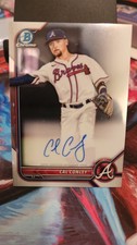2022 Bowman Chrome Cal Conley 1st Bowman Prospect Auto #CPA-CC Braves