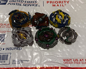 Beyblade Battle Game Pieces & Parts Lot, Plastic, Multicolor