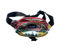 KAVU CANVAS SPECTATOR BELT PINE TREE MOUNTAIN PRINT WAIST BELLY BAG PACK