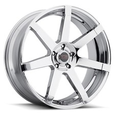 4 New 24x9.5 Vision 9042v Sultan Chrome 5x114.3 5x4.5 Et15 Wheels Rims