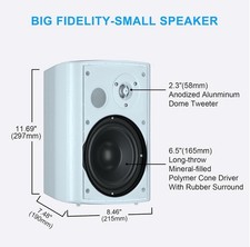 Herdio 6.5 Outdoor Speaker Model HOS-601 1 Speaker 