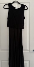 Seraphine Maternity Dress Black Size 8 With Top Vest